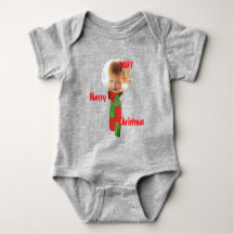 Christmas personalisiert Baby Jersey Bodysuit-Farb