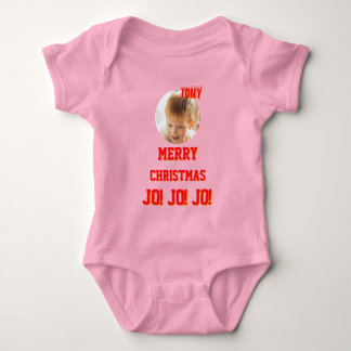 Christmas personalisiert Baby Jersey Bodysuit-Farb Strampler