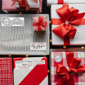 Christmas | Personalisierte Santa Stickers am Nord Aufkleber