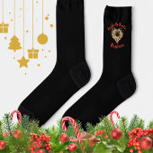 Christmas Personalized Cat Heart Photo Frame Socken