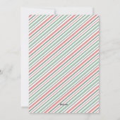 Christmas Pet Photo Wreath Feiertagskarte (Rückseite)