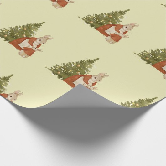 Christmas Peter Rabbit Vintag Geschenkpapier (Ecke)
