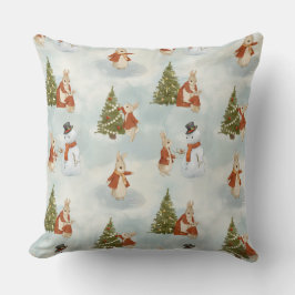 Christmas Peter Rabbit Vintag Kissen