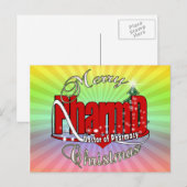 CHRISTMAS PharmD Arzt für Apotheke Feiertagspostkarte (Vorne/Hinten)