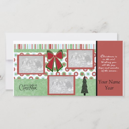 Christmas Photo Card Feiertagskarte (Vorderseite)