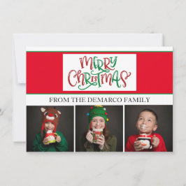 Christmas Photo Cards Dankeskarte