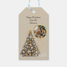 Christmas Photo Custom Gift Tags Geschenkanhänger