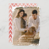  Christmas Photo Feiertagskarte (Vorne/Hinten)