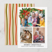  Christmas Photo Feiertagskarte (Vorne/Hinten)