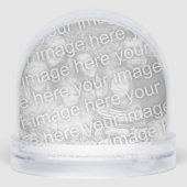 Christmas photo snow globe for piano player schneekugeln (Rückseite)