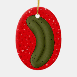 Christmas Pickle Legend 2 Keramik Ornament