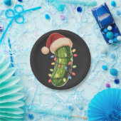 Christmas Pickle Pickle In Xmas Light Pickle Pappteller (Party)