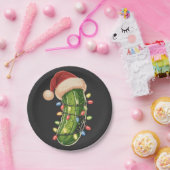 Christmas Pickle Pickle In Xmas Light Pickle Pappteller (Party)