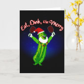 Christmas Pickleball Karte (Gelbe Blume)