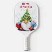 Christmas Pickleball Paddle Gnome with Heart Gift (Vorderseite)