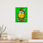 Christmas Pickleball Poster (Küche)