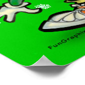 Christmas Pickleball Poster (Ecke)