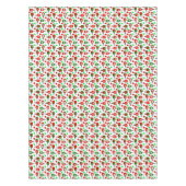 Christmas Pickleball Red Green Paddles Balls X-Mas Tischdecke (Vorderseite)