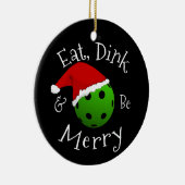 Christmas Pickleball Sprichwort Keramik Ornament (Rechts)