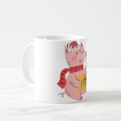 Christmas pig kaffeetasse (Vorderseite Links)