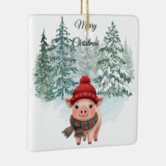 Christmas Pig Ornament (Rechts)