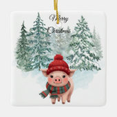 Christmas Pig Ornament (Vorderseite)