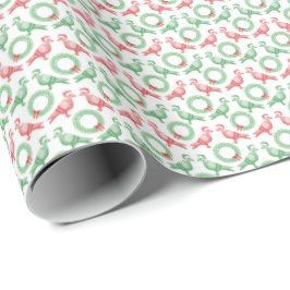 Christmas Pigeon Wrapping Paper Geschenkpapier