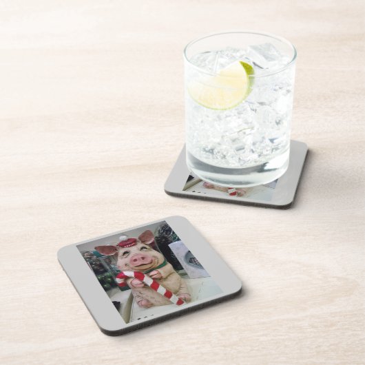 CHRISTMAS PIGGY CHRISTMAS UNTERSETZER (Rechte Seite)