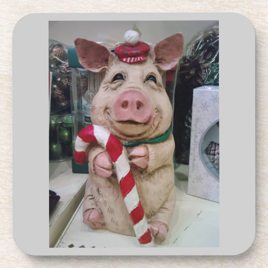 CHRISTMAS PIGGY CHRISTMAS UNTERSETZER (Vorderseite)