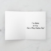 CHRISTMAS PIGGY HOLIDAY WISHES FEIERTAGSKARTE (Innenseite)