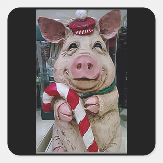 **CHRISTMAS PIGGY** STICKER (Vorderseite)
