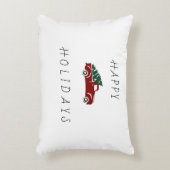 CHRISTMAS PILLOW TRUCK STIL ROT ZURÜCK DEKOKISSEN (Vorderseite(Vertikal))