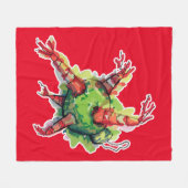 Christmas Pinata Fleecedecke (Vorderseite (Horizontal))