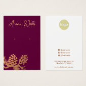 Christmas Pine Cones Earring (Vorne & Hinten)