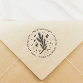 Christmas Pine Return Address Permastempel