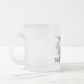 Christmas Pine Tree Branches Blue White Ornaments Mattglastasse (Links)