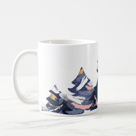Christmas Pine Tree Kaffeetasse (Links)