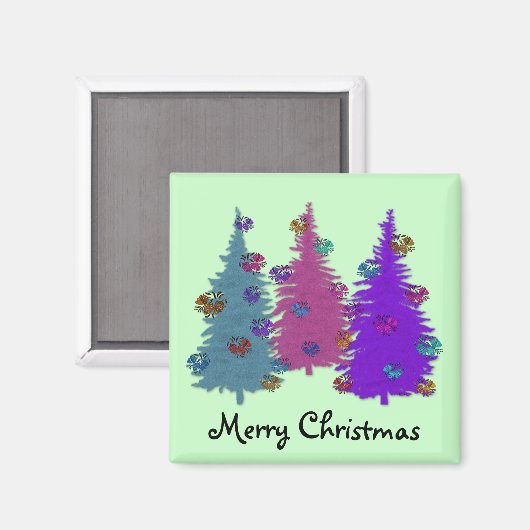 Christmas Pinecones Magnet (Vorderseite/Rückseite)