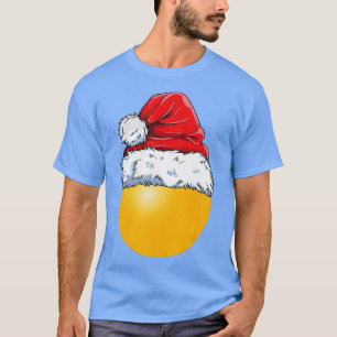 Christmas Ping Pong Ball Santa Hat Funny Sport Xma T-Shirt