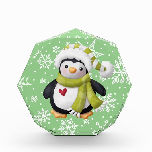 Christmas Pinguin Foto Block (Vorderseite)