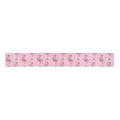 Christmas Pink Flamingo Muster Ripsband (Vorderseite)