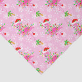 Christmas Pink Flamingo Muster Seidenpapier (Detail)