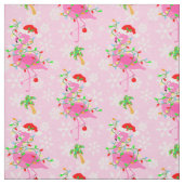 Christmas Pink Flamingo Muster Stoff (Muster)