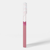 Christmas Pink Glitzer Snowflake Ribbon Diamond Case-Mate iPhone Hülle (Rückseite / Rechts)