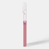 Christmas Pink Glitzer Snowflake Ribbon Diamond Case-Mate iPhone Hülle (Rückseite / Links)