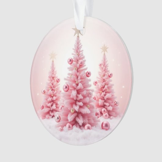 Christmas Pink Ornament (Vorderseite)