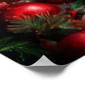 Christmas Pinup Santa Claus Lady Poster (Ecke)