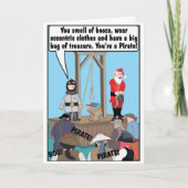 CHRISTMAS PIRATE JOKE KARTE (Vorderseite)