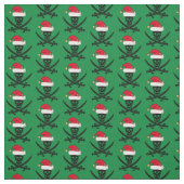 Christmas Pirate Skull Stoff (Muster)