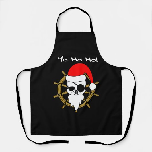 Christmas Pirates T Shirt Schürze (Vorderseite)